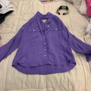 Size 2 silk jcrew Blouse